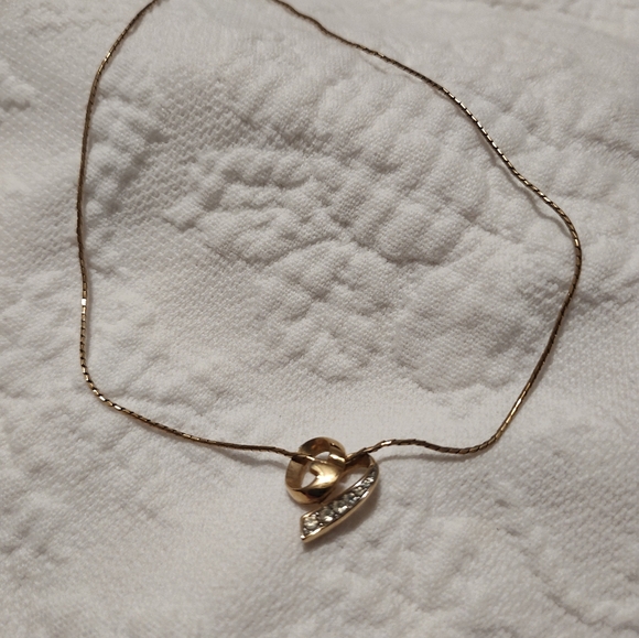 Givenchy Gold Heart Pendant Necklace - Picture 13 of 13